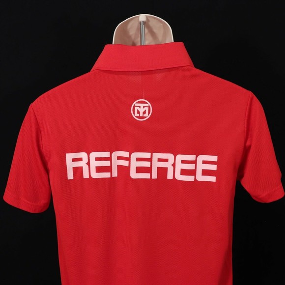 Mooto Mens USWC Taekwondo Referee Polo Shirt S Small M160 Red US World Class EUC - Picture 7 of 10